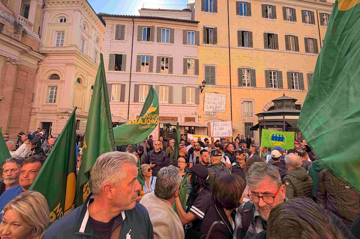 Agricoltori a Roma, il Movimento Popolare attacca il Governo: "Il silenzio si pagherà nelle urne" - Foto: Uff. Stampa Movimento Popolare