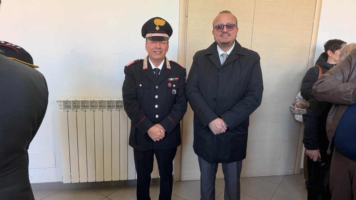 Caccuri, encomio al luogotenente Francesco Tamburello - Foto: Uff. Stampa Comune di Caccuri
