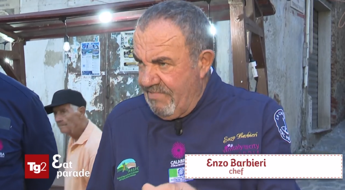Peperone roggianese su Rai 2: Enzo Barbieri racconta la Tamarrata a Eat Parade - Foto Uff Stampa Barbieri Altomonte