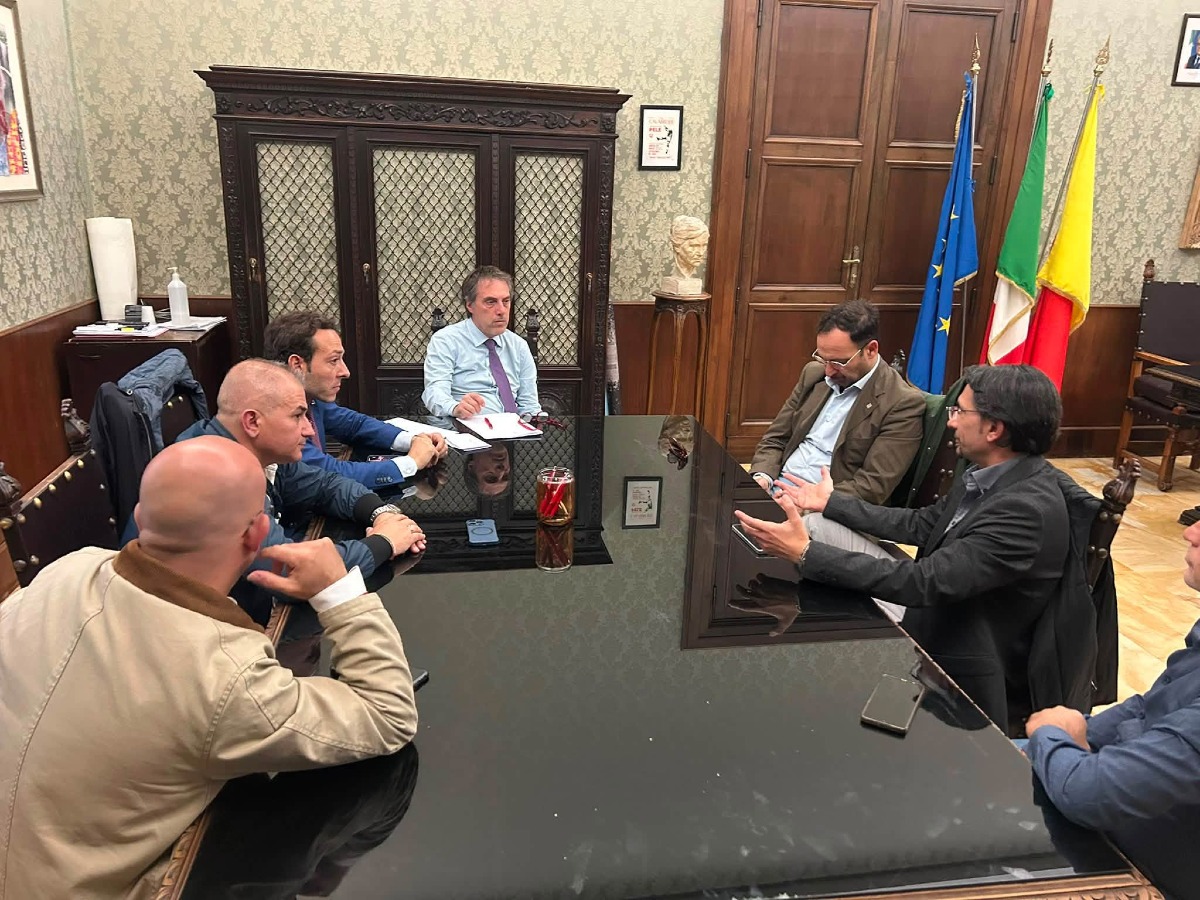 Vertenza Konecta, i sindacati incontrano il sindaco Fiorita - Foto: Uff. Stampa Cisl Magna Grecia
