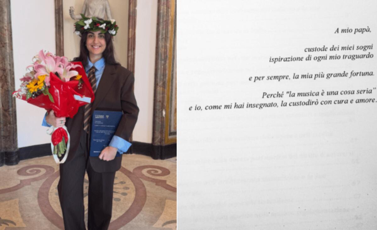 Pino Daniele, la figlia Sofia gli dedica la tesi di laurea: "Custode dei miei sogni" - 