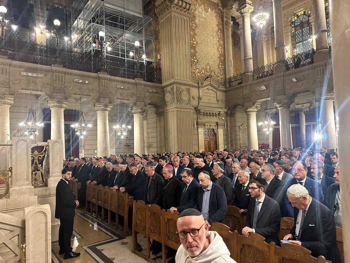 Al tempio di Roma la commemorazione per il 7 ottobre e l'attentato del 9 ottobre 1982 - 