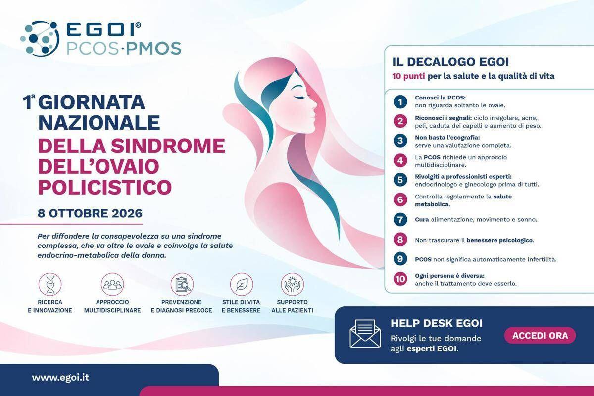 Giornata nazionale Pcos-Pmos, Unfer (Egoi): "Non è solo una malattia dell’ovaio" - 