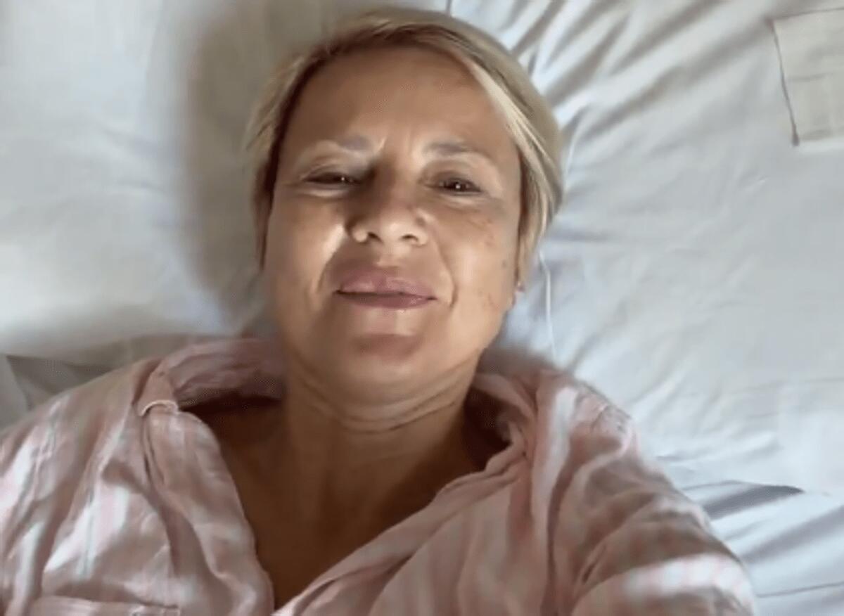 Antonella Elia operata al Gemelli, il video dopo l'intervento: "Era un tumore borderline, ora è tutto ok" - 