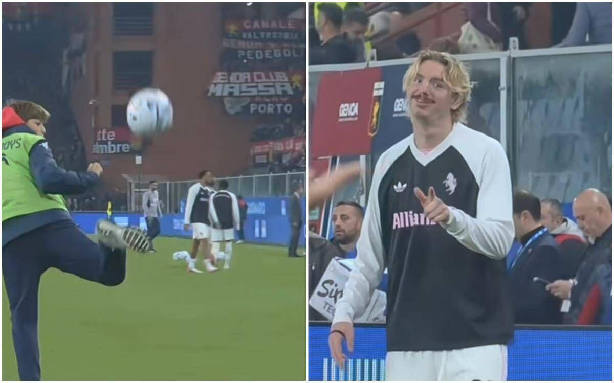 Genoa-Juve, il controllo da numero 10 del raccattapalle stupisce Woltemade: cos'è successo - Video - 