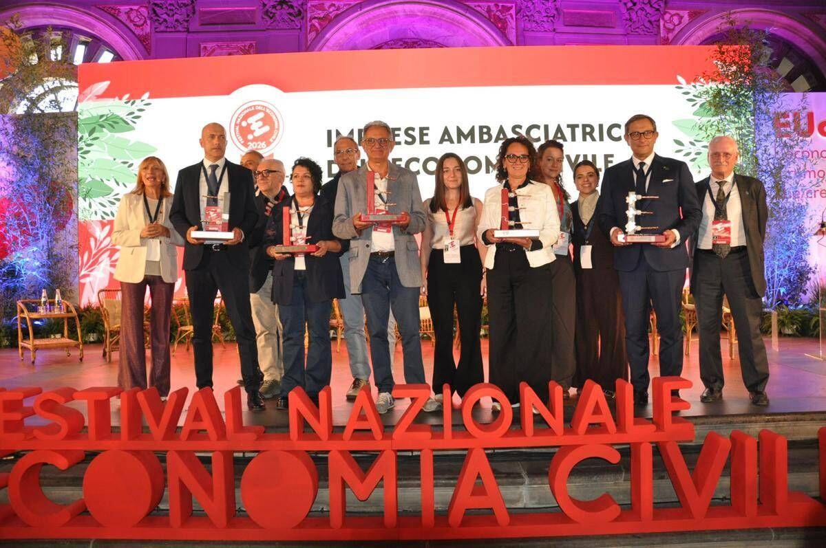 Festival nazionale economia civile, premiate le 5 imprese nominate ambasciatrici 2026 - 