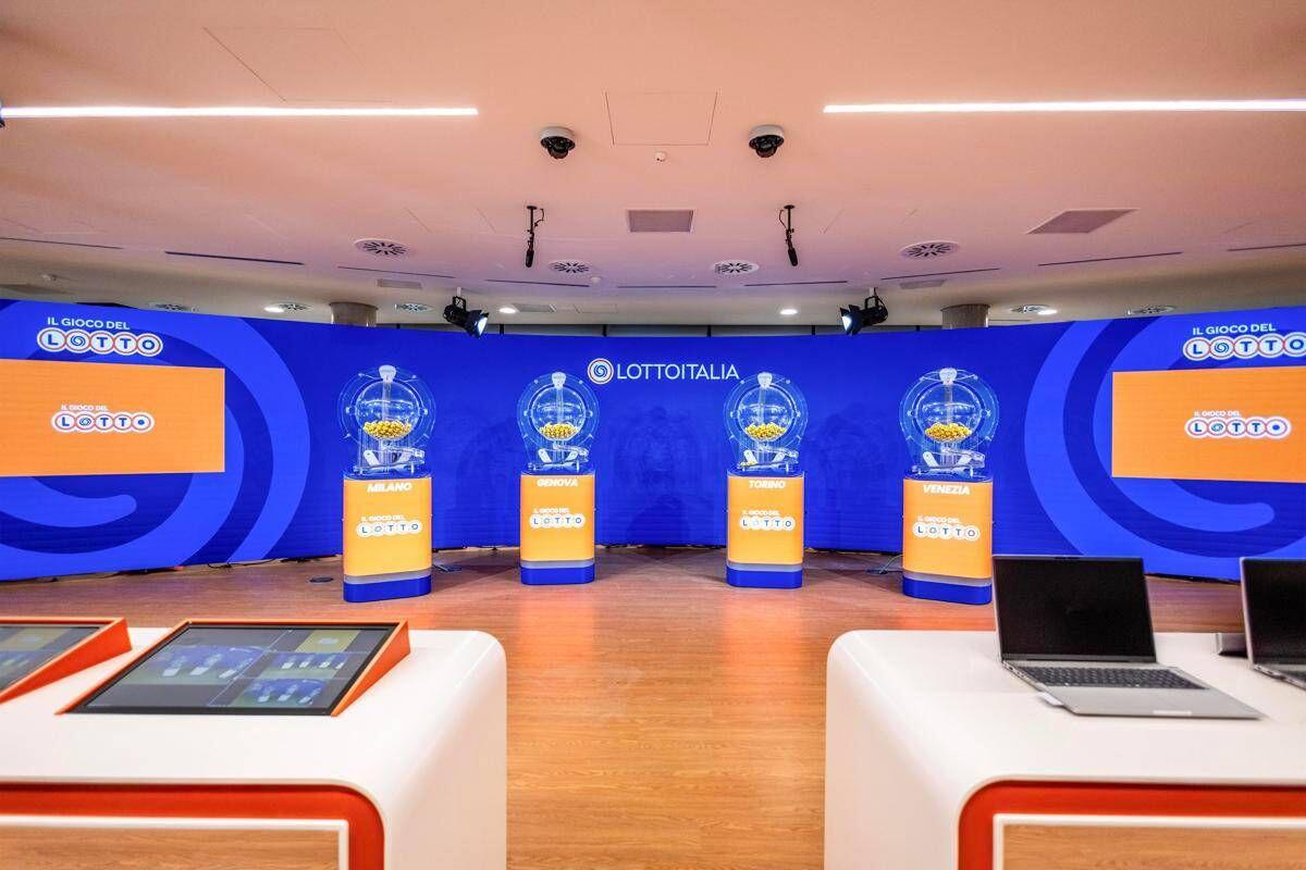 Lotto, inaugurazione della nuova sala estrazionale di Milano - 