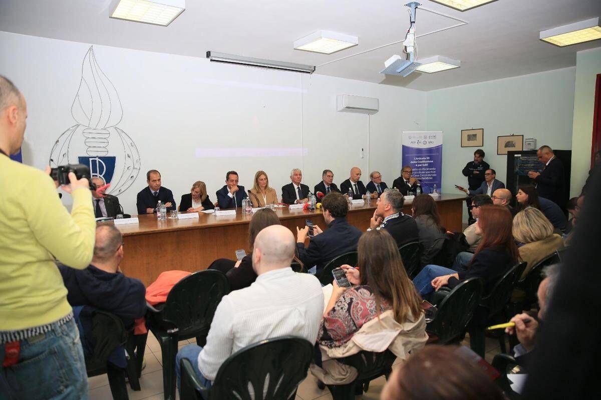 Carceri, a Rebibbia al via la riqualificazione di palestra e campo sportivo del Nuovo Complesso - 