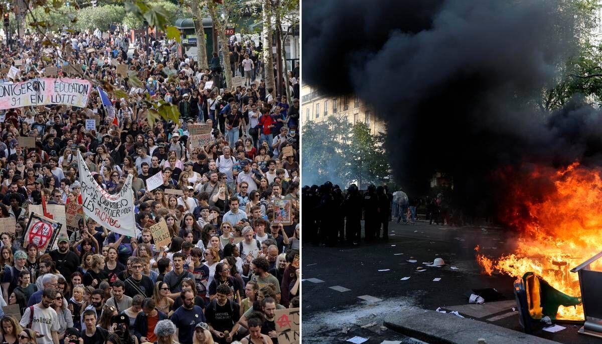 Studenti in piazza in tutta la Francia, scontri a Parigi: manifestanti lanciano pietre, polizia risponde con lacrimogeni - 