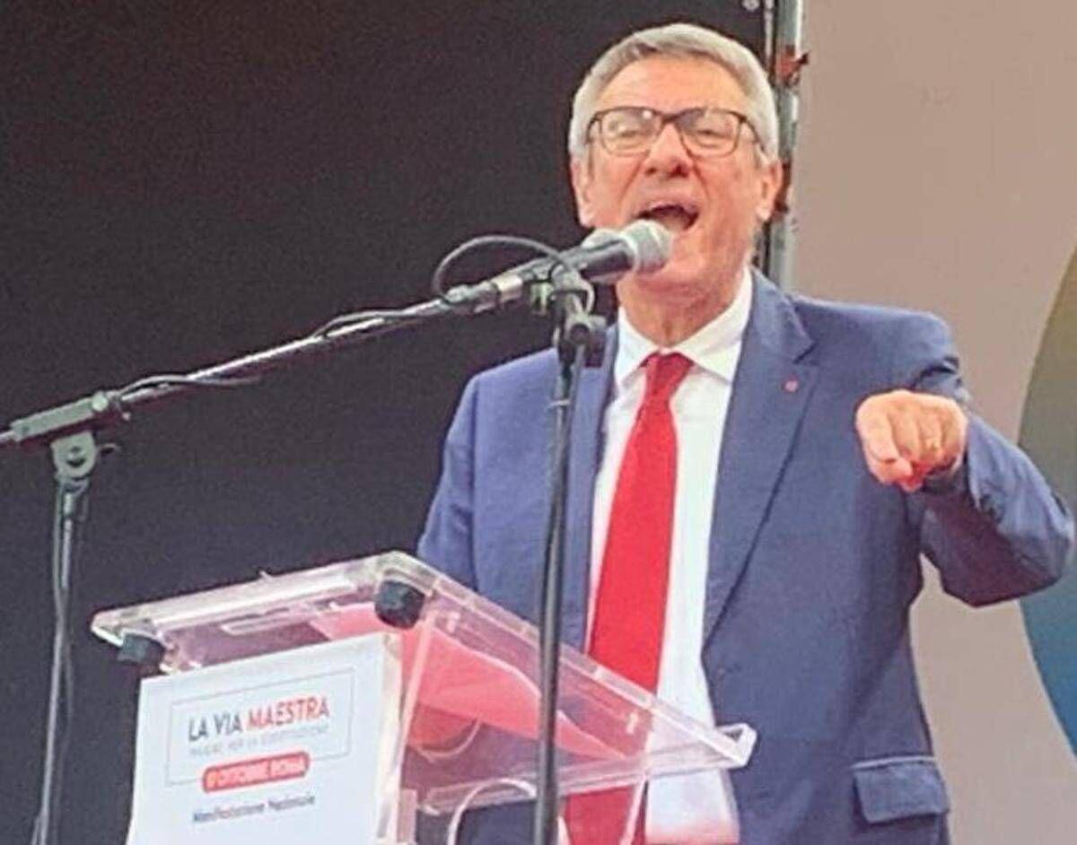 Cgil scende in piazza a Roma, Landini: "Siamo oltre 100mila, sciopero generale il 20 novembre contro la Manovra" - 