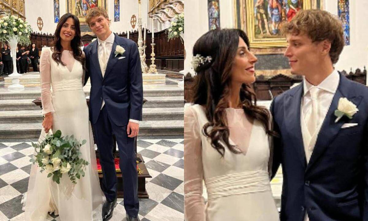 Giorgia Cardinaletti e Francesco Bechis hanno detto sì: le nozze a Fabriano e il look degli sposi - 