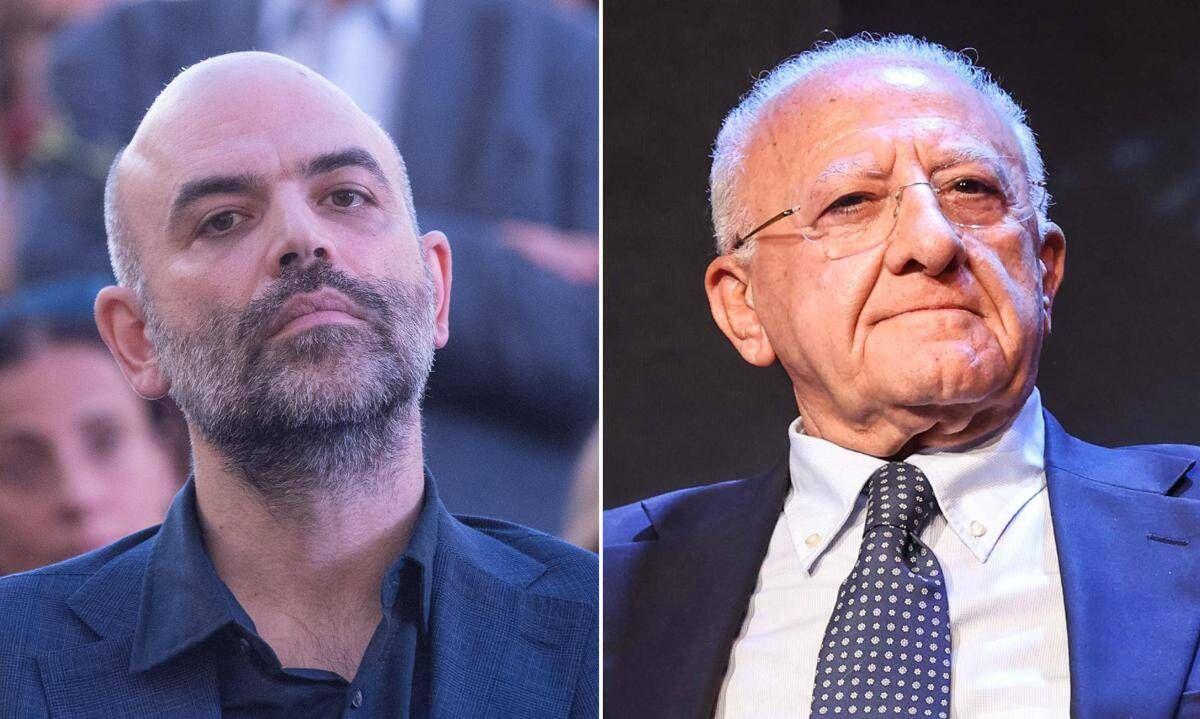 "De Luca satrapo", archiviato il procedimento contro Saviano - 