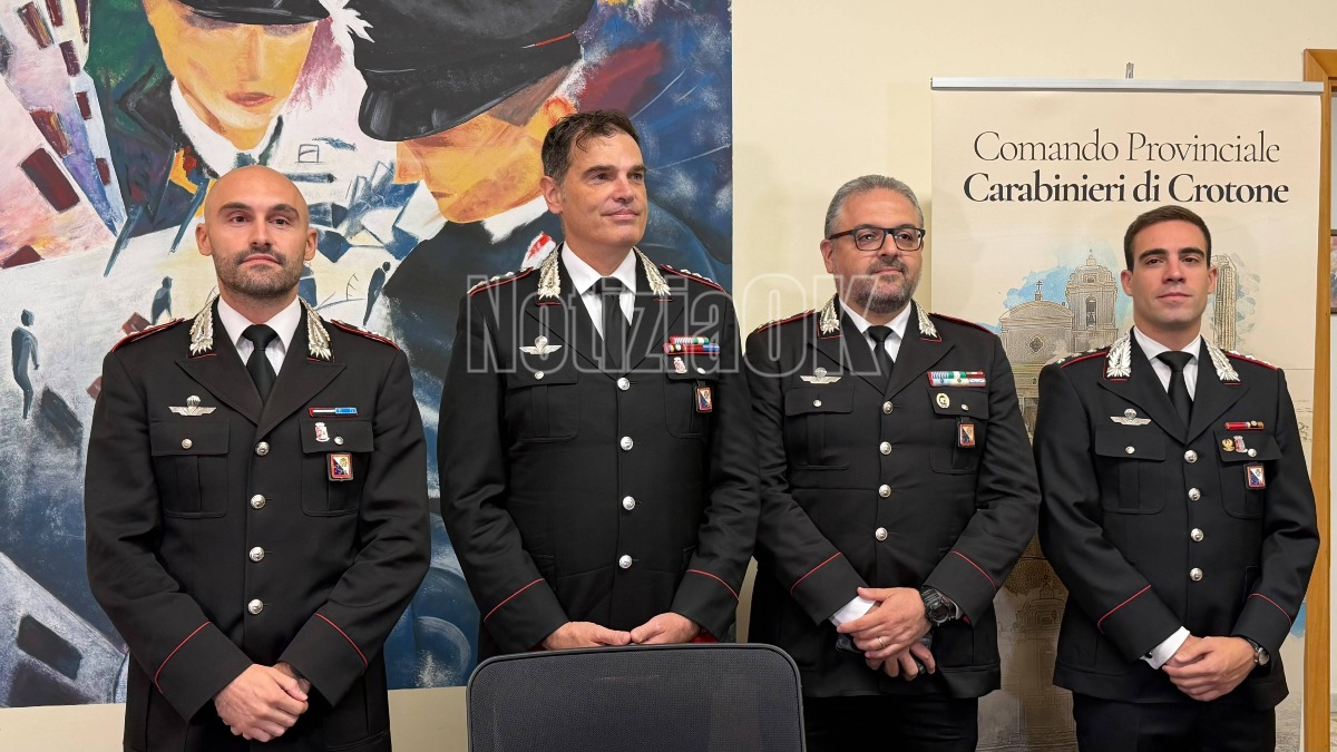 Presentazione Dario Pini Comandante Provinciale Carabinieri Crotone - Foto Redazione 6.10.2026