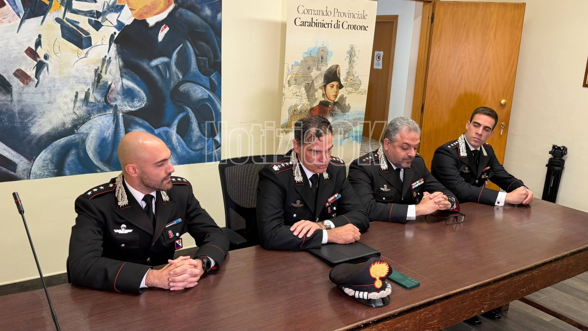 Presentazione Dario Pini Comandante Provinciale Carabinieri Crotone - Foto Redazione 6.10.2026