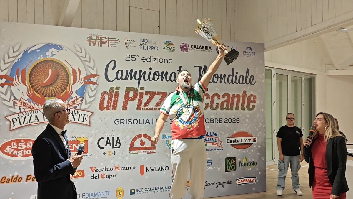 Campionato mondiale di Pizza Piccante - Foto Uff. Stampa Campionato Mondiale di Pizza Piccante 16.10.2026
