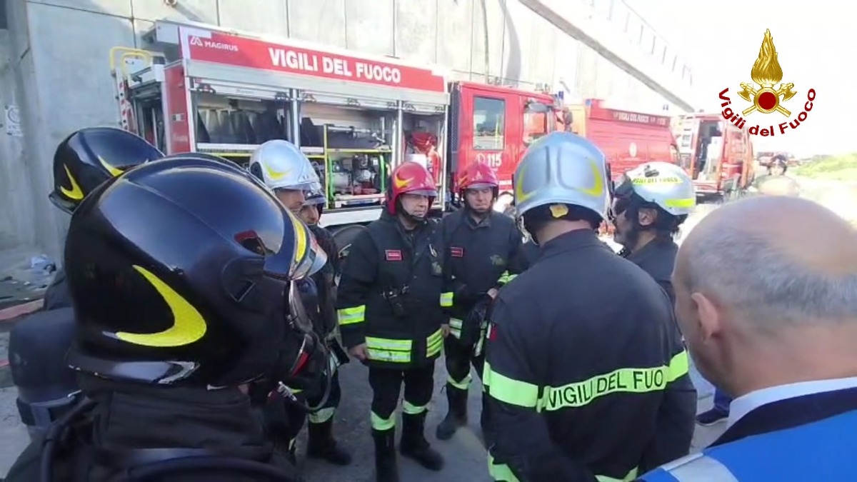 Vigili del fuoco esercitazione Galleria Catanzaro -  Foto Uff. Stampa Vigili del fuoco 30.10.2026